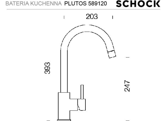 Bateria SCHOCK PLUTOS 589120 ONYX (Cristalite)