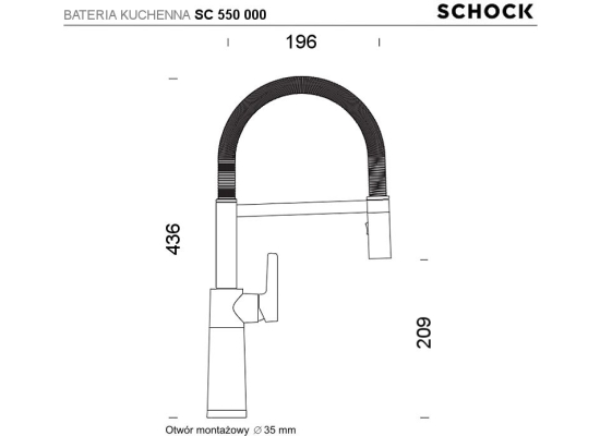 Bateria SCHOCK SC 550000 MAGMA (Cristadur) | linia STUDIO