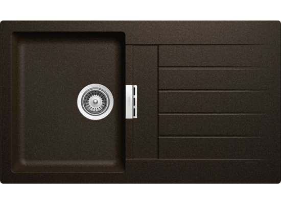 Zlew SCHOCK SIGNUS D-100 BRONZE (Cristadur) *** zamów wycięcie otworów GRATIS ***