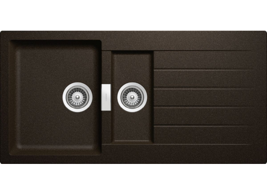 Zlew SCHOCK SIGNUS D-150 BRONZE (Cristadur) *** zamów wycięcie otworów GRATIS ***