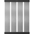 Mata składana SCHOCK 629725EDM inox (480x336mm)