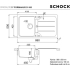 Zlew SCHOCK FORMHAUS D-100 ONYX (Cristalite) *** zamów wycięcie otworów GRATIS ***