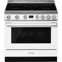 _RABAT_ | WYLECIAŁO SMEG - Kuchnia z płytą indukcyjną SMEG CPF9IPWH biały | 90cm | czyszczenie pyroliza | linia PORTOFINO