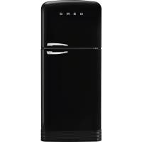 _RABAT_ | Lodówka wolnostojąca SMEG FAB50RBL5 czarny | zawiasy po PRAWEJ | 188cm | linia 50's STYLE