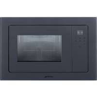 _RABAT_ | Kuchenka mikrofalowa SMEG FMI120G neptune grey | linia LINEA