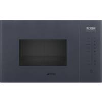 _RABAT_ | Kuchenka mikrofalowa SMEG FMI125G neptune grey | linia LINEA