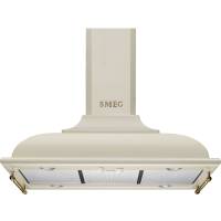 _RABAT_ | Okap wyspowy SMEG KCI19POE kremowy | 90cm | 754 m3/h | linia CORTINA