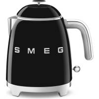 _RABAT_ | wysyłka 24H* | Czajnik SMEG MINI KLF05BLEU czarny połysk | pojemność 0,8 l | linia 50's STYLE