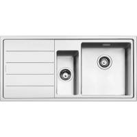 Zlew SMEG LFT102S | komora PRAWA | stal szczotkowana INOX | linia MIRA
