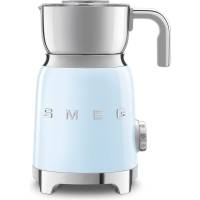 Spieniacz do mleka SMEG MFF11PBEU pastelowy błękit | 7 funkcji spieniania (na zimno i ciepło) | linia 50'S STYLE