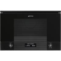 _RABAT_ | wysyłka 24H* | Kuchenka mikrofalowa SMEG MP122B3 czarny | linia LINEA