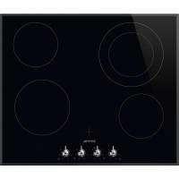 _RABAT_ | Płyta ceramiczna SMEG SE364ETBM czarne szkło | 60cm | linia CLASSICA