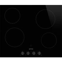 _RABAT_ | wysyłka 24H* | Płyta ceramiczna SMEG SE364TDMB czarne szkło | 60cm | linia SELEZIONE