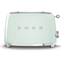 _RABAT_ | Toster na 2 kromki SMEG TSF01PGEU pastelowa zieleń | 2 kieszenie | linia 50's STYLE