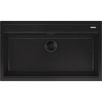 _RABAT_ | wysyłka 24H* | Zlew SMEG VSGX860MN BLACK (czarny mat) | Black Edition | linia QUADRA