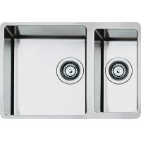 Zlew SMEG VSTR4018-2 stal szczotkowana INOX | linia MIRA
