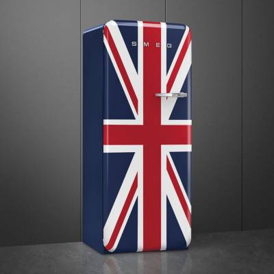 Lodówka wolnostojąca SMEG FAB28LDUJ5 flaga brytyjska | zawiasy po LEWEJ | linia 50's STYLE