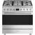 _RABAT_ | Kuchnia z płytą gazową SMEG C9GMX2 stal nierdzewna | 90cm | emalia Ever Clean | linia SYMFONIA | + GRATIS blender BLF03BLEU