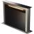 _RABAT_ | Okap blatowy downdraft SMEG KDD60VXE-3 czarne szkło + stal nierdzewna | 54cm | 650 m3/h | linia UNIVERSAL