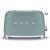 _RABAT_ | Toster na 2 kromki SMEG TSF01EGMEU szmaragdowy mat | 2 kieszenie | linia 50's STYLE