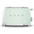 _RABAT_ | Toster na 2 kromki SMEG TSF01PGEU pastelowa zieleń | 2 kieszenie | linia 50's STYLE