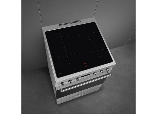 _RABAT_ | wysyłka 24H* | Kuchnia z płytą indukcyjną SMEG C6IMXM2 stal nierdzewna | 60cm | czyszczenie parowe | linia SYMFONIA | + GRATIS blender BLF03