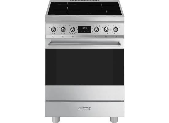 _RABAT_ | wysyłka 24H* | Kuchnia z płytą indukcyjną SMEG C6IMXM2 stal nierdzewna | 60cm | czyszczenie parowe | linia SYMFONIA | + GRATIS blender BLF03
