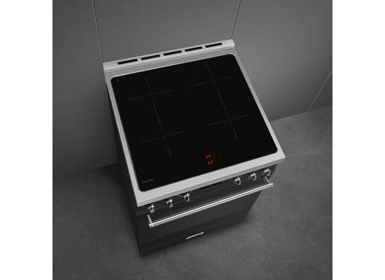 _RABAT_ | wysyłka 24H* | Kuchnia z płytą indukcyjną SMEG C6IPMBM2 czarny mat | 60cm | czyszczenie pyroliza | linia SYMFONIA | + GRATIS blender BLF03BL