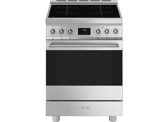 _RABAT_ | Kuchnia z płytą indukcyjną SMEG C6IPXM2 stal nierdzewna | 60cm | czyszczenie pyroliza | linia SYMFONIA | + GRATIS blender BLF03BLEU