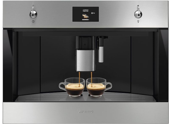 _RABAT_ | Ekspres do zabudowy SMEG CMS4303X stal nierdzewna | linia CLASSICA