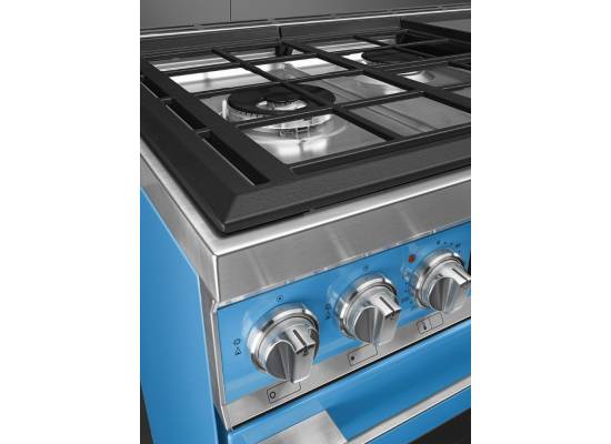 _RABAT_ | Kuchnia z płytą indukcyjną,gazową i grilem SMEG CPF120IGMPT turkusowy | 120cm | czyszczenie pyroliza + parowe | linia PORTOFINO | + GRATIS r