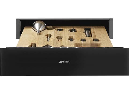 _RABAT_ | Szuflada Sommelier SMEG CPS115B3 czarny | linia LINEA