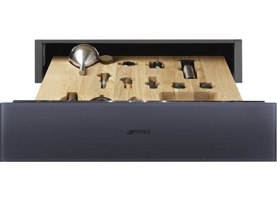 _RABAT_ | wysyłka 24H* | Szuflada Sommelier SMEG CPS115G neptune grey | linia LINEA