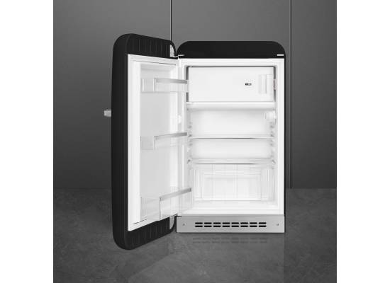 _RABAT_ | Lodówka wolnostojąca SMEG FAB10LBL6 czarny | zawias LEWY | 96cm | linia 50's STYLE