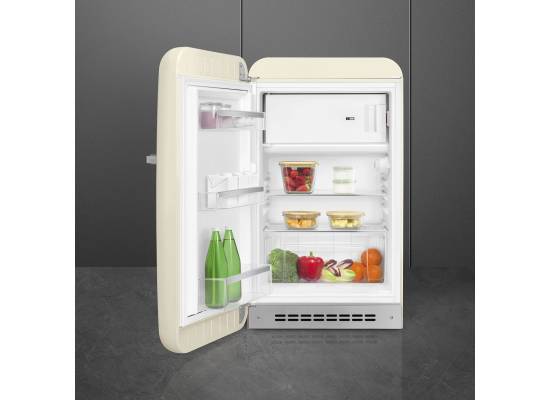 _RABAT_ | Lodówka wolnostojąca SMEG FAB10LCR6 kremowy | zawias LEWY | 96cm | linia 50's STYLE