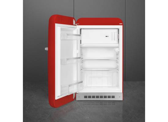 _RABAT_ | wysyłka 24H* | Lodówka wolnostojąca SMEG FAB10LRD6 czerwony | zawias LEWY | 96cm | linia 50's STYLE