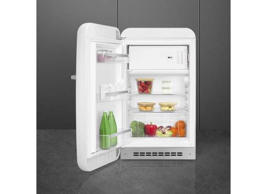 _RABAT_ | wysyłka 24H* | Lodówka wolnostojąca SMEG FAB10LWH6 biały | zawias LEWY | 96cm | linia 50's STYLE