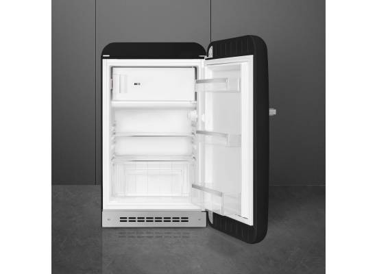 _RABAT_ | Lodówka wolnostojąca SMEG FAB10RBL6 czarny | zawias PRAWY | 96cm | linia 50's STYLE