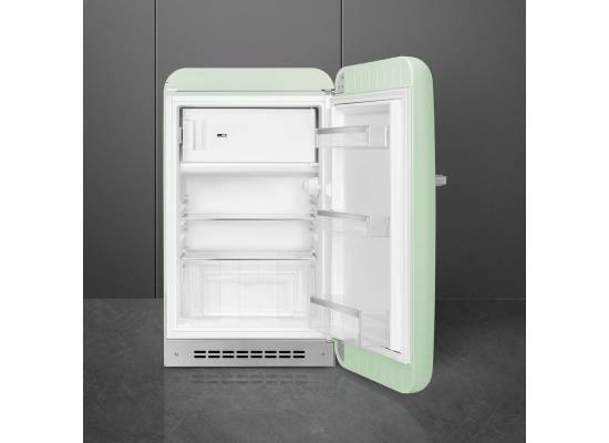 _RABAT_ | Lodówka wolnostojąca SMEG FAB10RPG6 pastelowa zieleń | zawias PRAWY | 96cm | linia 50's STYLE