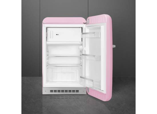 _RABAT_ | Lodówka wolnostojąca SMEG FAB10RPK6 pastelowy róż | zawias PRAWY | 96cm | linia 50's STYLE