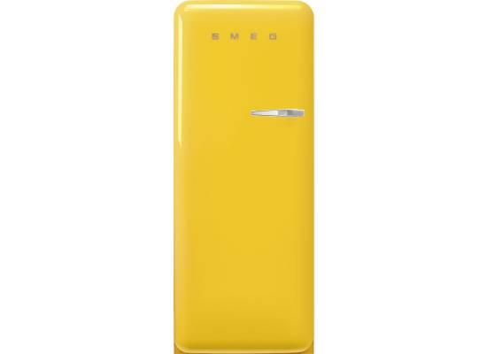 _RABAT_ | Lodówka wolnostojąca SMEG FAB28LYW6 żółty | zawiasy po LEWEJ | 150cm | linia 50's STYLE