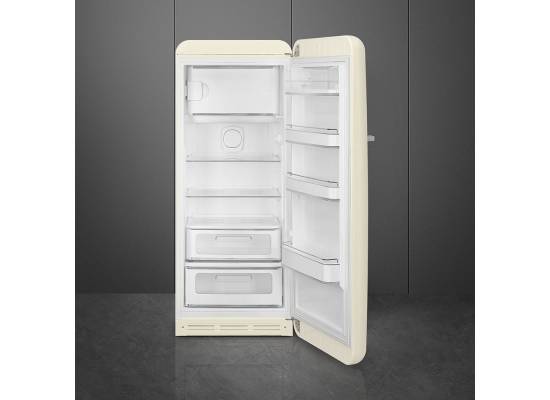 _RABAT_ | wysyłka 24H* | Lodówka wolnostojąca SMEG FAB28RCR6 kremowy | zawiasy po PRAWEJ | 150cm | linia 50's STYLE