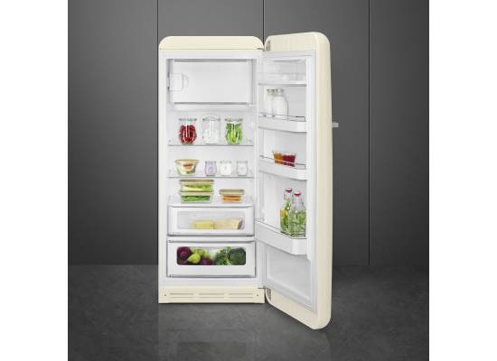 _RABAT_ | wysyłka 24H* | Lodówka wolnostojąca SMEG FAB28RCR6 kremowy | zawiasy po PRAWEJ | 150cm | linia 50's STYLE