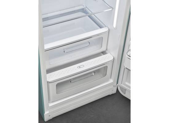 _RABAT_ | WYLECIAŁO SMEG - Lodówka wolnostojąca SMEG FAB28RDEG6 szmaragdowa zieleń | zawiasy po PRAWEJ | 150cm | linia 50's STYLE