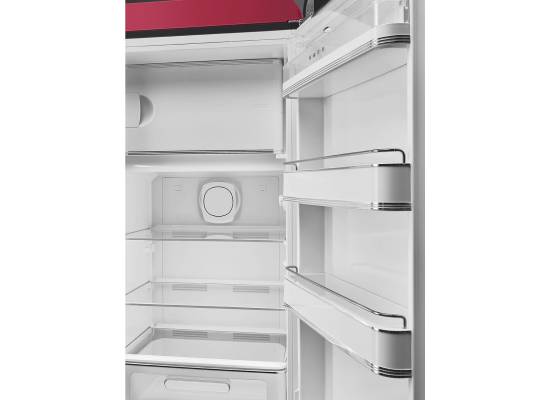 _RABAT_ | WYLECIAŁO SMEG - Lodówka wolnostojąca SMEG FAB28RDRB6 ruby red | zawiasy po PRAWEJ | 150cm | linia 50's STYLE