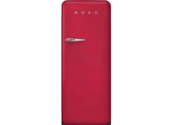 _RABAT_ | WYLECIAŁO SMEG - Lodówka wolnostojąca SMEG FAB28RDRB6 ruby red | zawiasy po PRAWEJ | 150cm | linia 50's STYLE