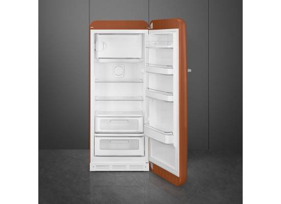 _RABAT_ | WYLECIAŁO SMEG - Lodówka wolnostojąca SMEG FAB28RDRU6 rust | zawiasy po PRAWEJ | 150cm | linia 50's STYLE