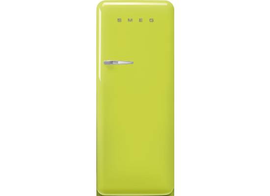 _RABAT_ | Lodówka wolnostojąca SMEG FAB28RLI6 limonkowy | zawiasy po PRAWEJ | 150cm | linia 50's STYLE