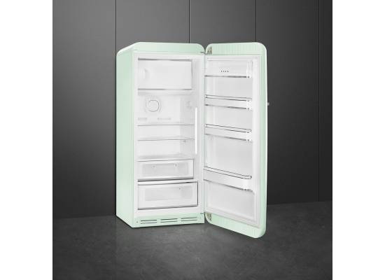 _RABAT_ | Lodówka wolnostojąca SMEG FAB28RPG6 pastelowa zieleń | zawiasy po PRAWEJ | 150cm | linia 50's STYLE