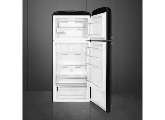 _RABAT_ | Lodówka wolnostojąca SMEG FAB50RBL5 czarny | zawiasy po PRAWEJ | 188cm | linia 50's STYLE